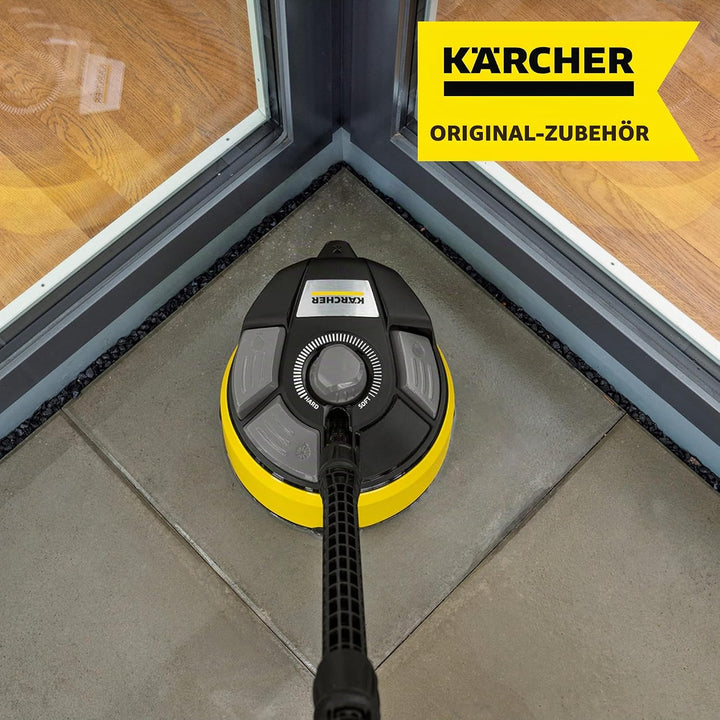 Kärcher Flächenreiniger T-Racer T 7 Plus (Spritzwasserschutz, Zwei Flachstrahldüsen) &amp; WB 60 weiche