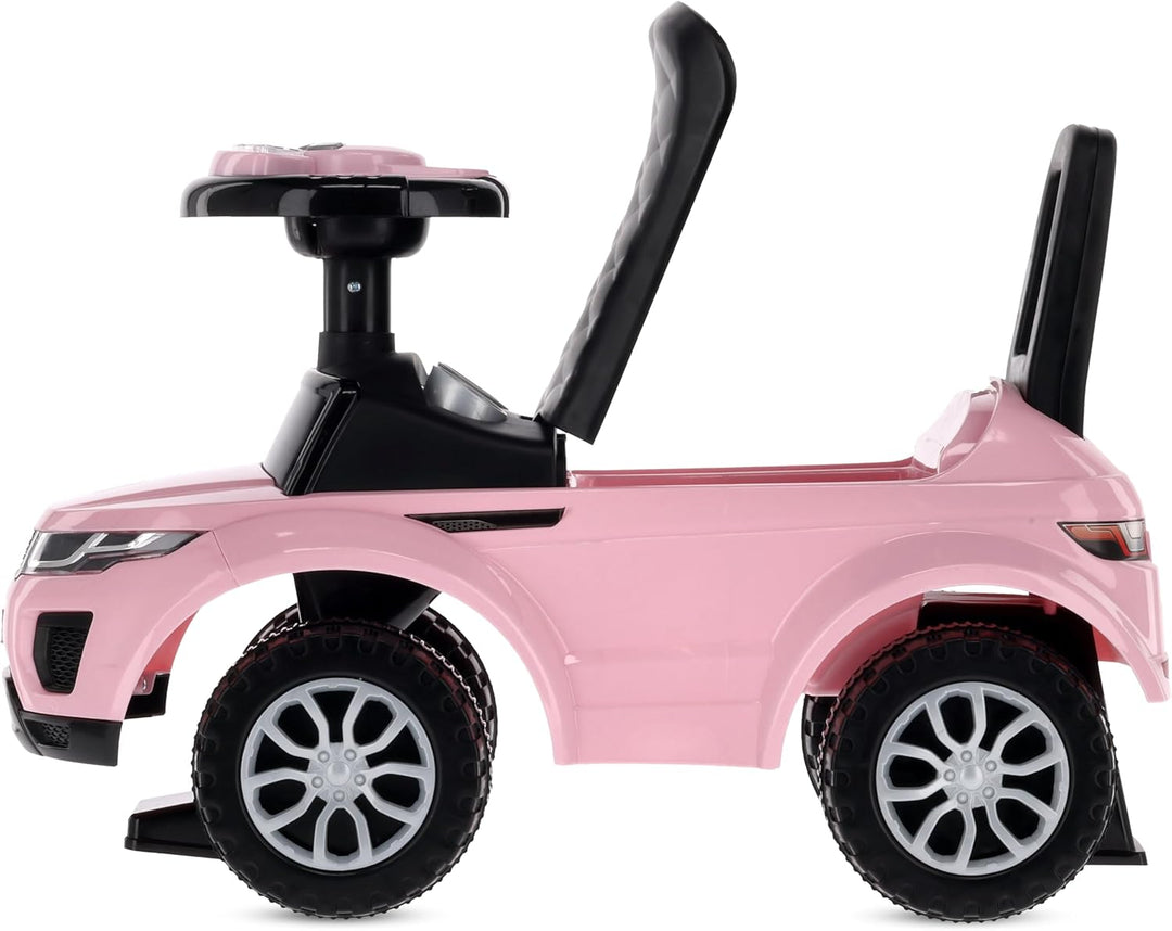 Rutschauto ab 1 Jahr, Kinderauto ab 12 Monaten, Baby Auto, Lauflernhilfe mit Hupe und Motorengeräusc