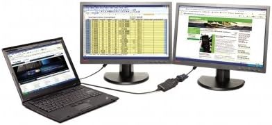 Lenovo USB 3.0 DVI/VGA Mon Adapter, Schwarz