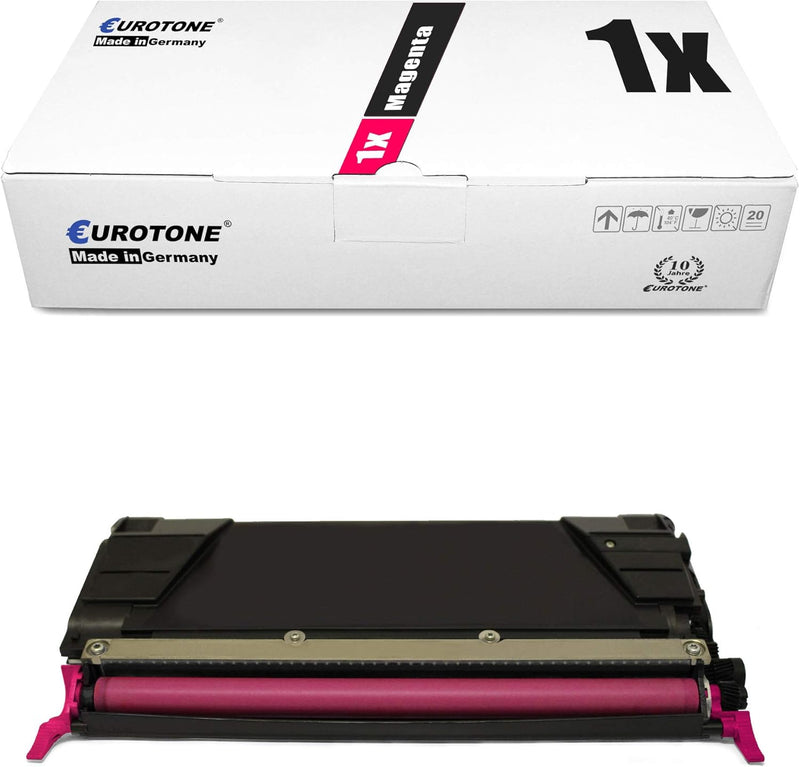 Eurotone Toner Magenta ersetzt C746H1MG XXL für Lexmark C746 Series C748 Series