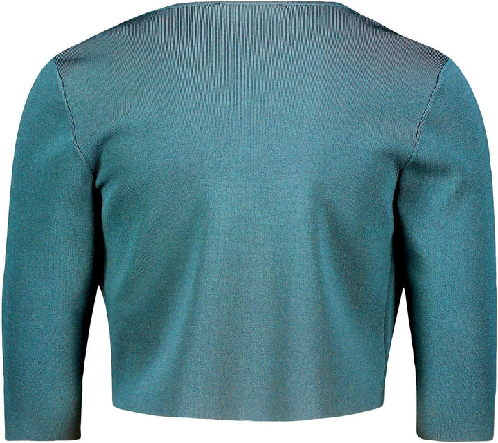 Vera Mont Damen Strickbolero Langarm XS Grün, XS Grün