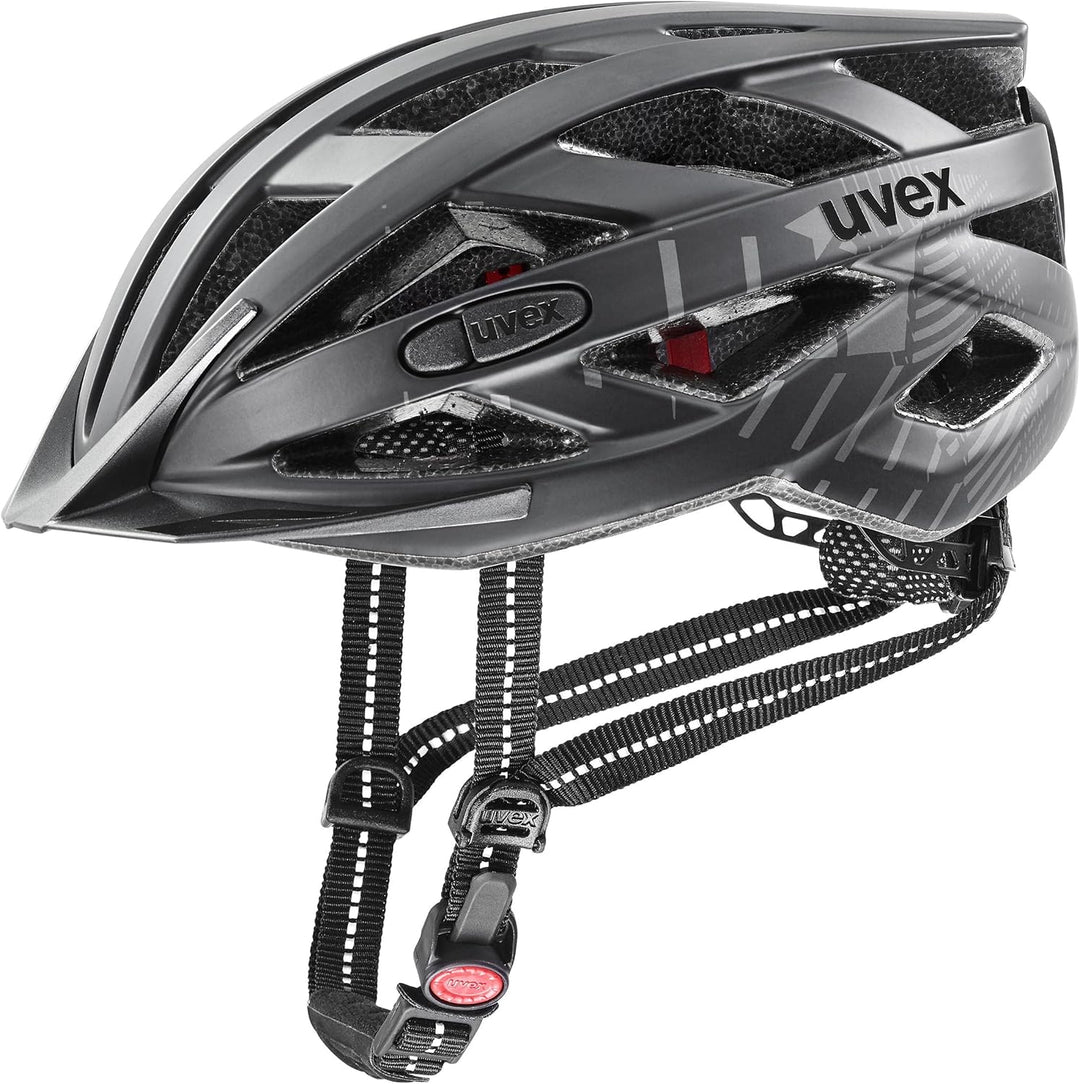 uvex Unisex – Erwachsene, City i-vo Fahrradhelm 56-60 cm all black matt, 56-60 cm all black matt