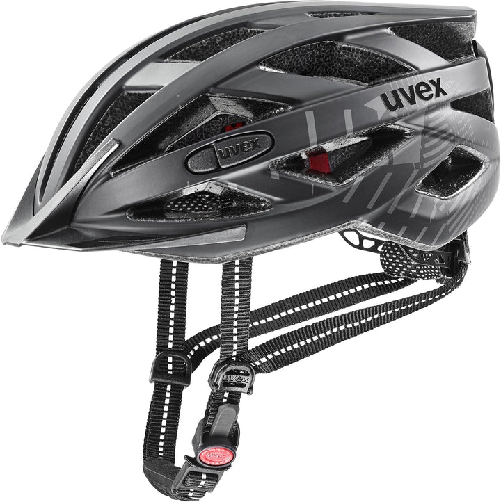 uvex Unisex – Erwachsene, City i-vo Fahrradhelm 56-60 cm all black matt, 56-60 cm all black matt