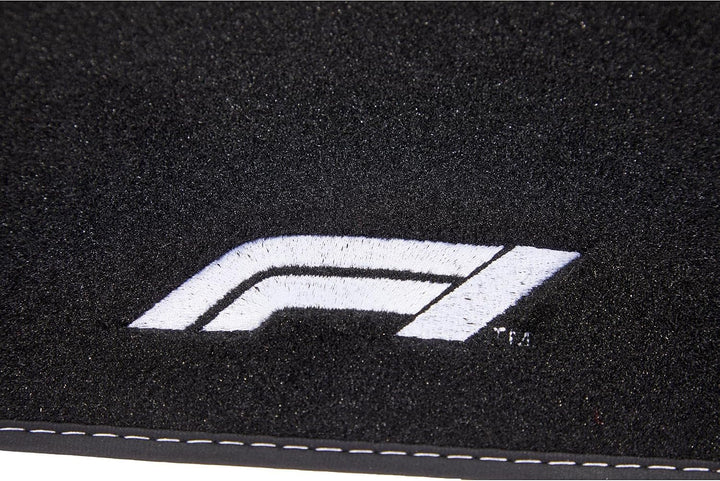 Formula 1 Universal Auto Fussmatten Set in Premium Qualität, Antirutschfest, Auto Matten Fussmatten