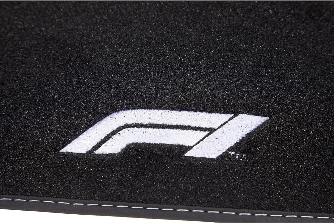 Formula 1 Universal Auto Fussmatten Set in Premium Qualität, Antirutschfest, Auto Matten Fussmatten