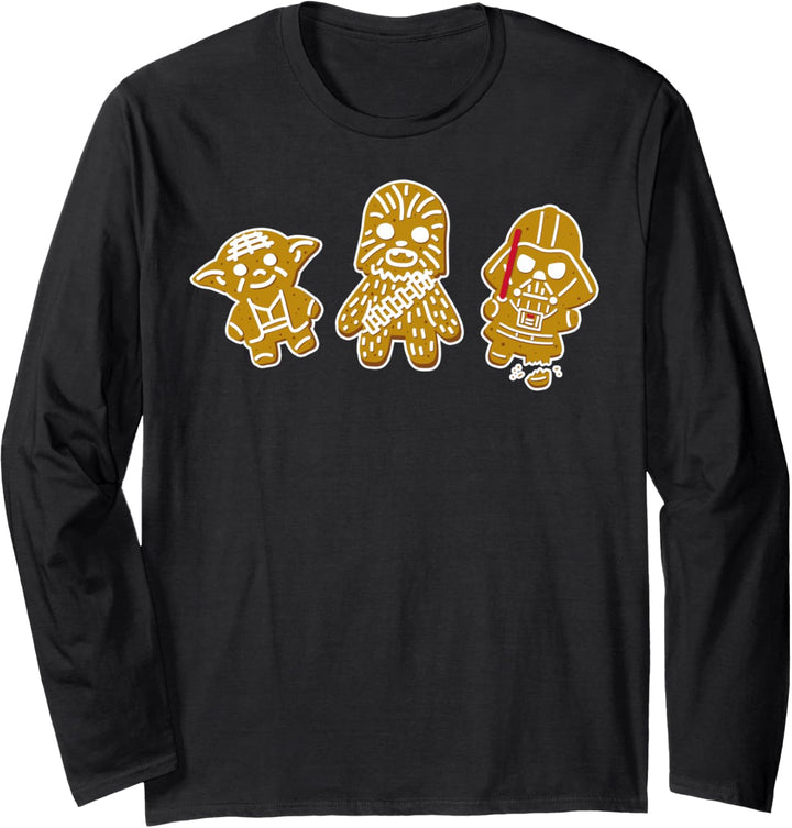 Star Wars Character Gingerbread Portrait Langarmshirt