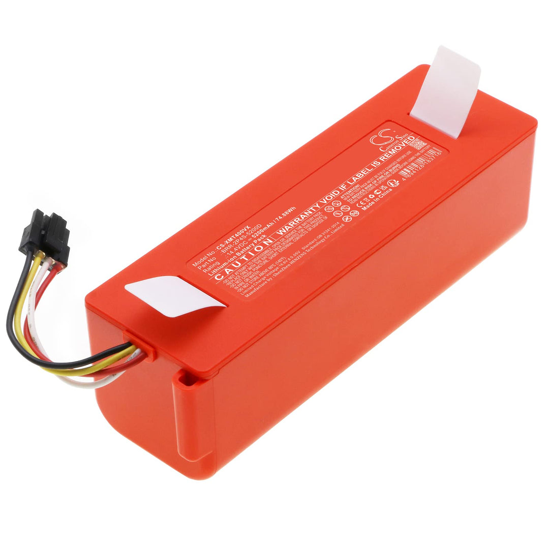 5200mAh Akku kompatibel mit Roborock S7, S6, S8, S5, S50, T7S, T7S Plus, T4, G10S Pro, G10S Pure, S5