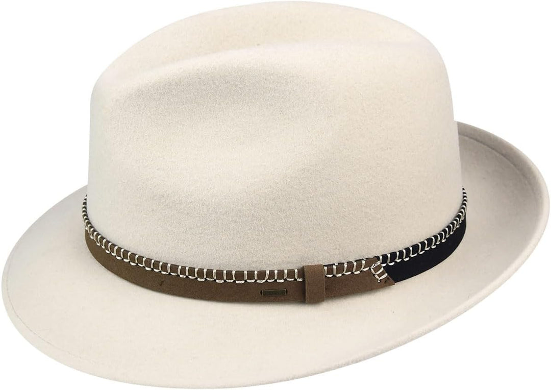 Bailey 1922 Acker Fedora Litefelt Hut Wollhut Wollfilzhut Regenhut Outdoorhut Damen/Herren - Made in