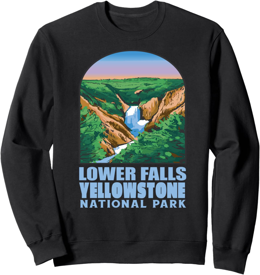 Lower Falls Yellowstone Nationalpark Sweatshirt