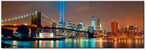 murando - Wandbilder XXL New York 90x30 cm 1 tlg - Wand Deko Vlies Leinwand Bilder Gross Wanddeko Wo