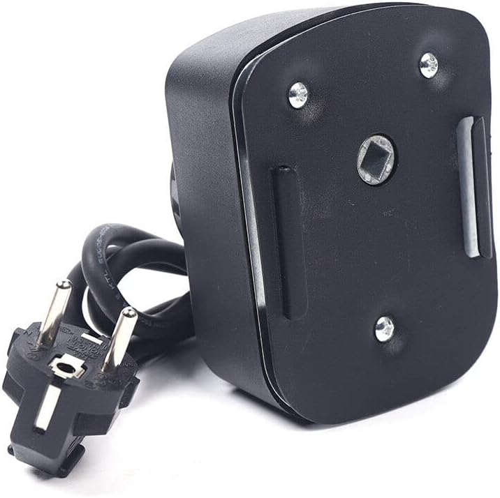 Edelstahl Grillspiess Motor Set Ø80cm BBQ Fleischklammer mit Motor inkl Fleischnadeln Automatisch Gr