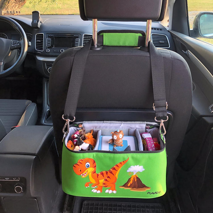 PUNALU Tasche für Toniebox, Platz für 30 Tonies, Ladegerät und Kopfhörer Toniebox Tasche (Dinosaurie