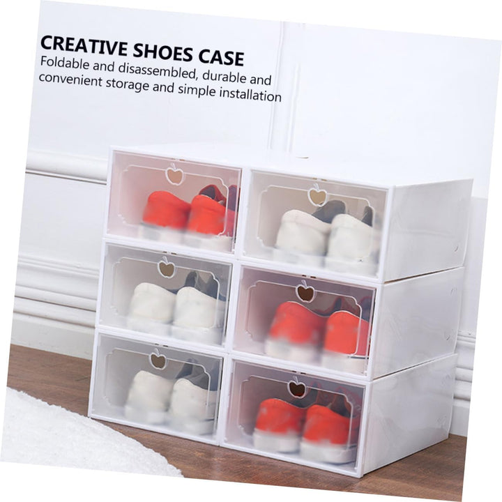 Cabilock 6stücke Transparente Schuhboxen Mit Grossem Fassungsvermögen Aufbewahrungsboxen Für Schuhe