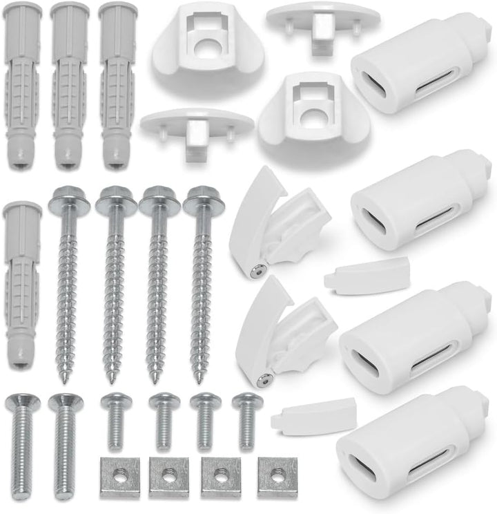 TROTEC Elektrischer Handtuchwärmer TWH 500 S – 500 W, Wandmontage, Flachrohr-Design in Weiss, geräus