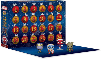 Funko POP Weihnachts-Adventskalender 2022: Marvel mit 24 Tagen Überraschung Pocket POP! Figurine Toy