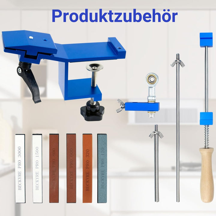 Professioneller Messerschärfer, Messerschärfsystem Professioneller mit Schnellspann, Feststehender W