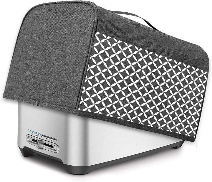 Yarwo 4 Scheiben-Doppelschlitz-Toasterabdeckung, Toaster Zubehör mit Oberem Griff, Nylon Toasterabde