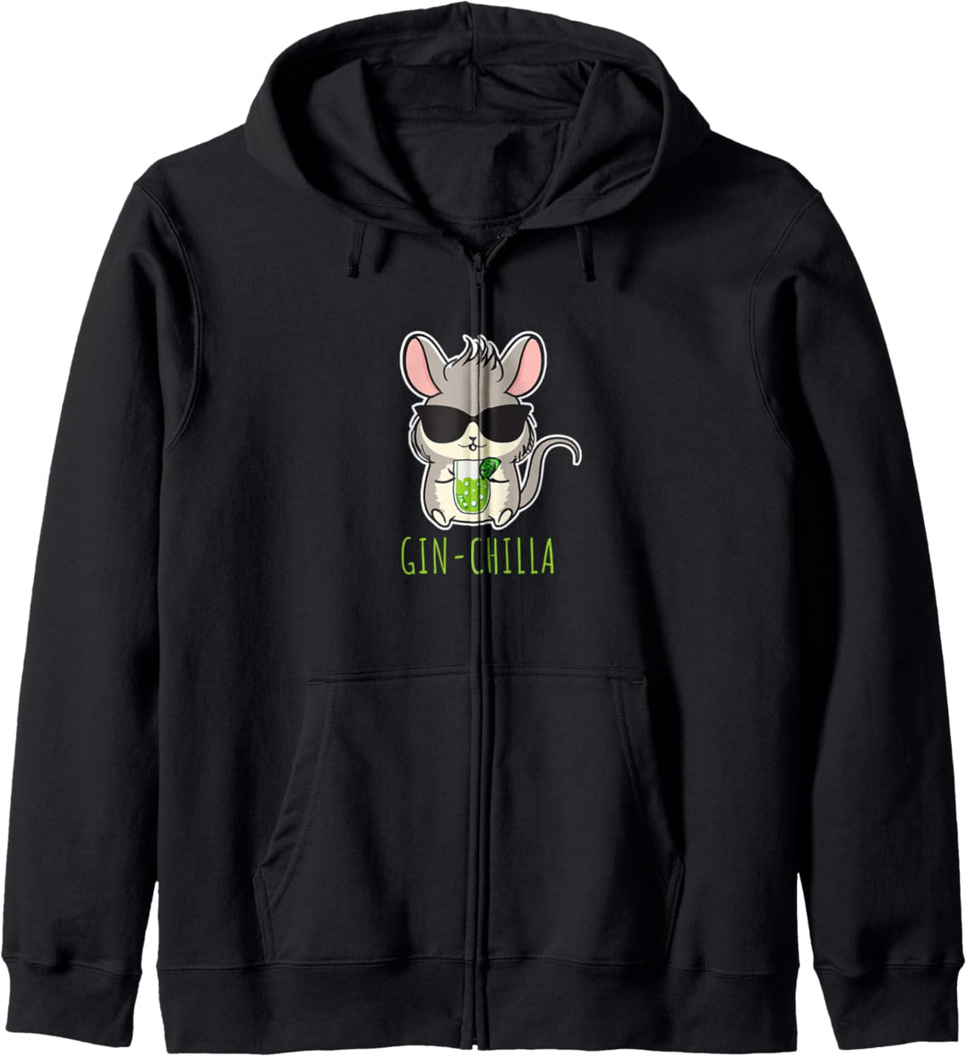 Gin-Chilla Chinchilla Gin Kapuzenjacke