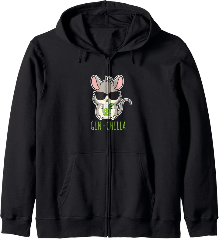 Gin-Chilla Chinchilla Gin Kapuzenjacke