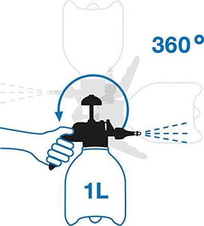 SW-Stahl 07384L Pumpsprühflasche 360° 1 Liter