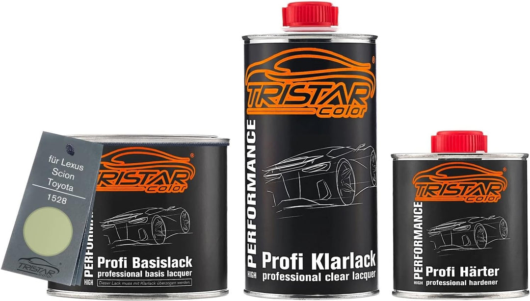 TRISTARcolor Autolack Set Dose spritzfertig für Lexus/Scion/Toyota 1528 Green Flour Basislack + 2K K