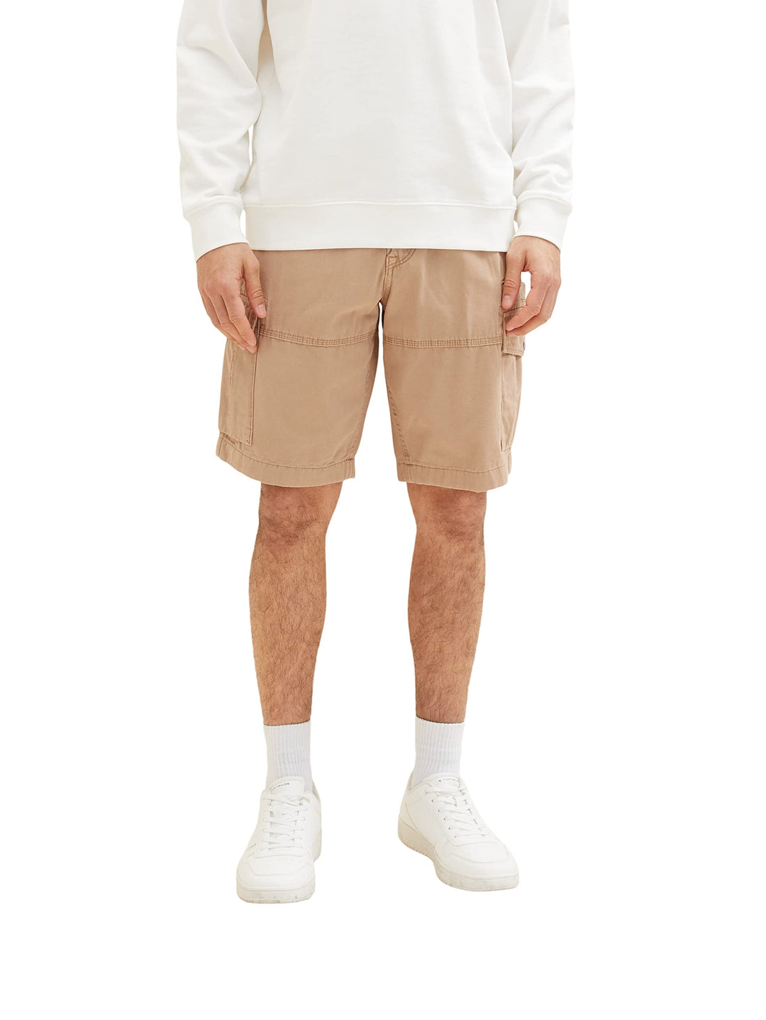 TOM TAILOR Herren Relaxed Fit Cargo Shorts 29 24048 - Desert Fawn, 29 24048 - Desert Fawn