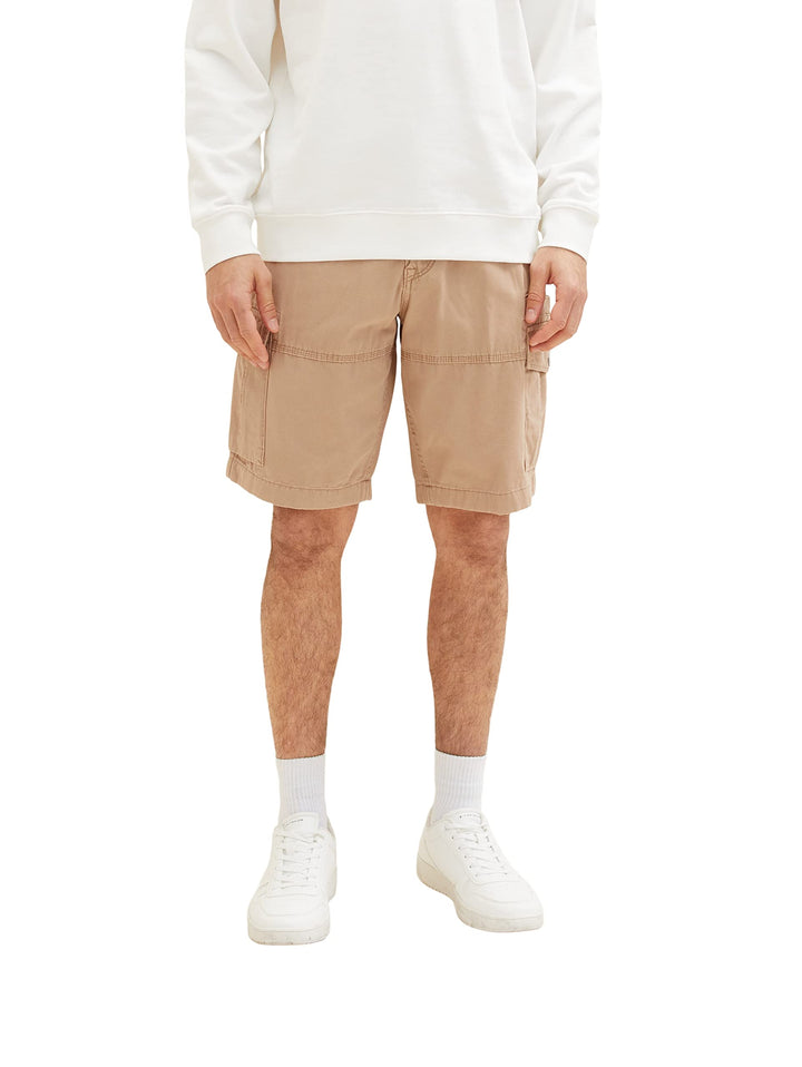 TOM TAILOR Herren Relaxed Fit Cargo Shorts 29 24048 - Desert Fawn, 29 24048 - Desert Fawn