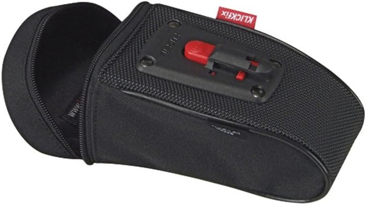KLICKFix 0296S Satteltasche Micro 80 Plus, Schwarz, 18 x 8 x 6 cm, Schwarz