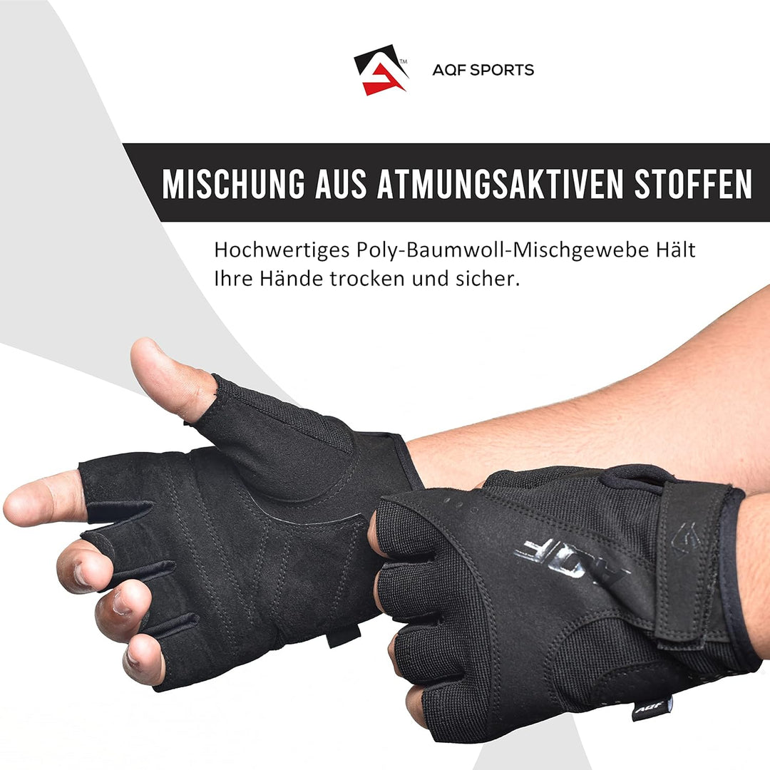 AQF Trainingshandschuhe, Fitness Handschuhe Ultraleichte Fur Krafttraining Bodybuilding, Sporthandsc