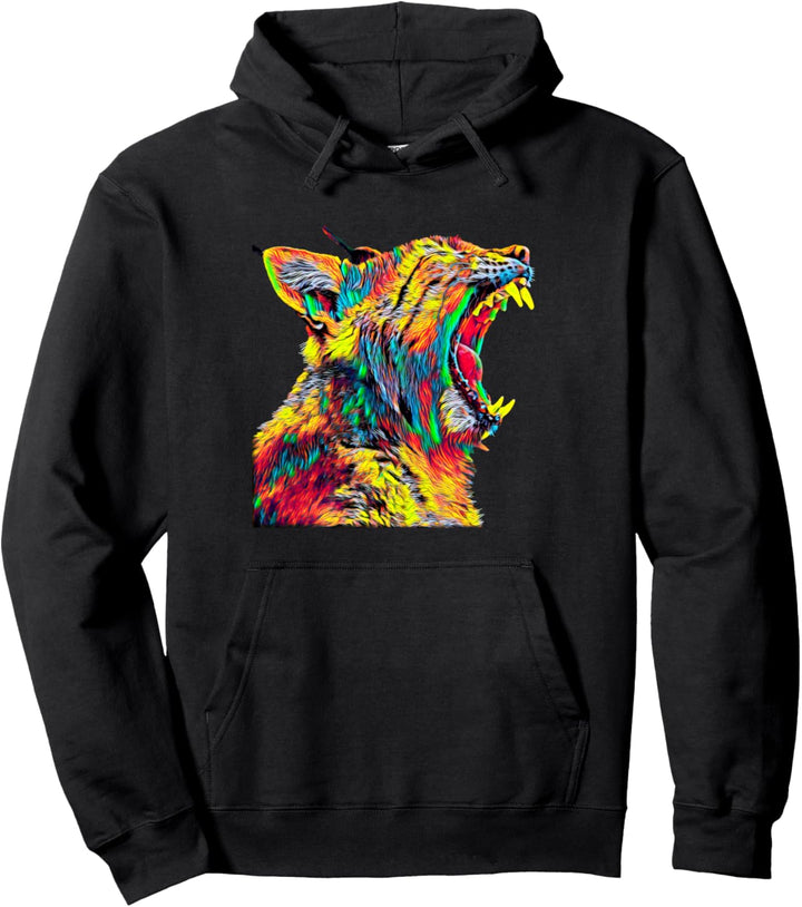 Wilder Bobcat Luchs Pullover Hoodie
