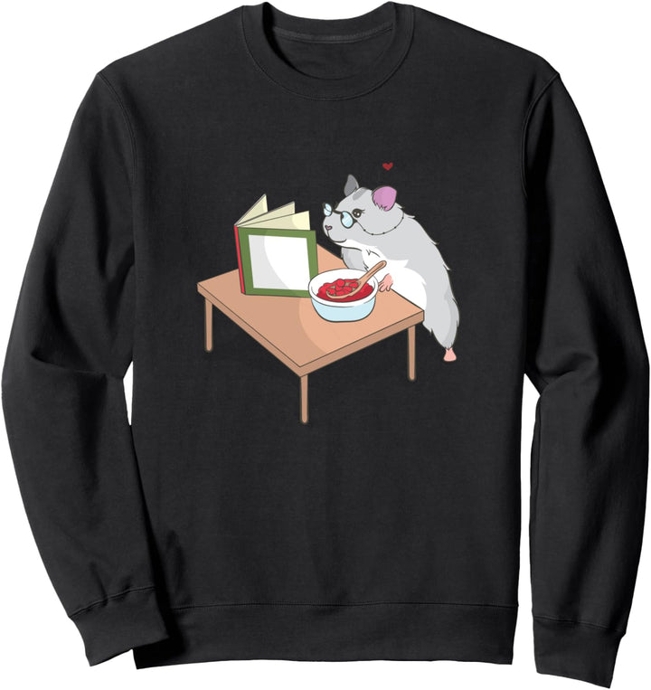 Ironischer Hamster Hobbykoch Niedlich Sweatshirt