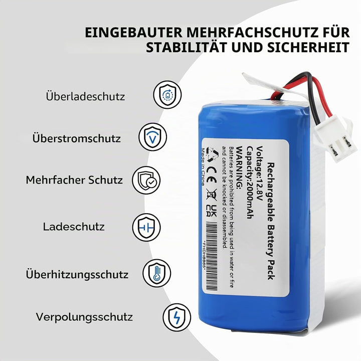 K KYUER 2000mAh Saugroboter Ersatzakku für Lefant M320 M210 M210 Pro M210P M210B M213 M213S M1 Robot