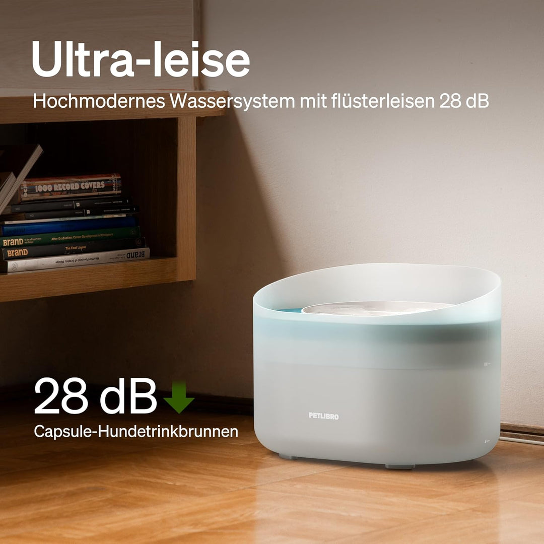 PETLIBRO Ersatz-Wasserpumpe für Hundetrinkbrunnen PLWF008, ultra-leise, nur kompatibel