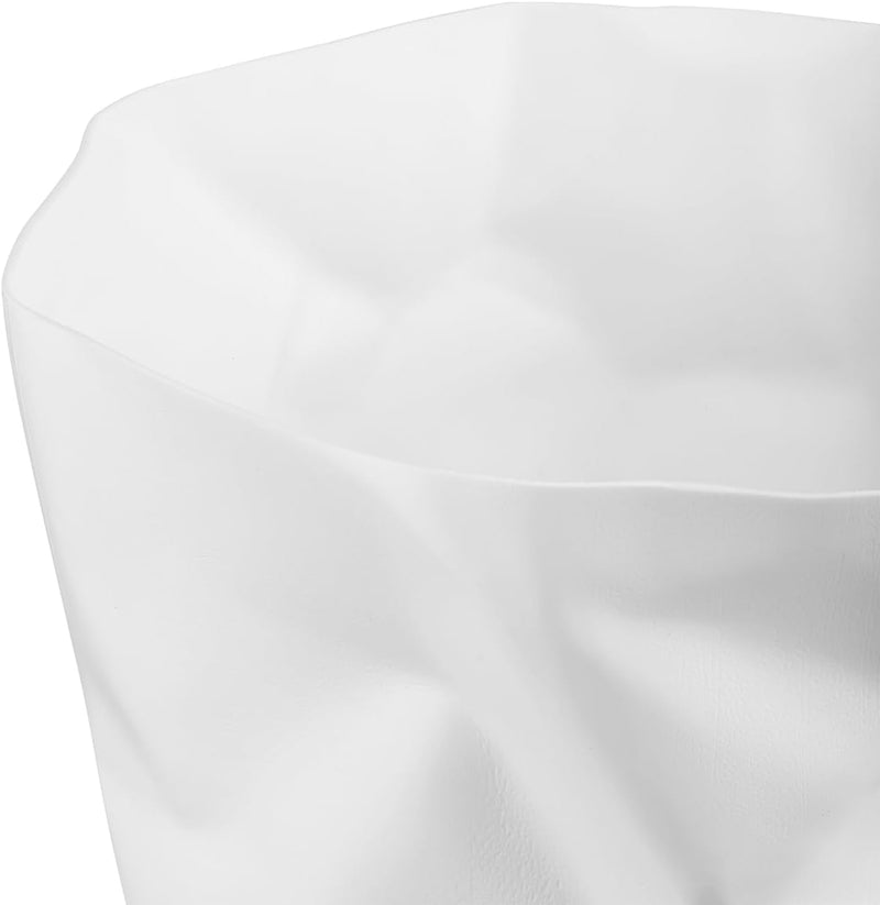 Essey Design Papierkorb, Bin Bin, Design Mülleimer für Büro und Bad, 14 Liter, weiss, weiss