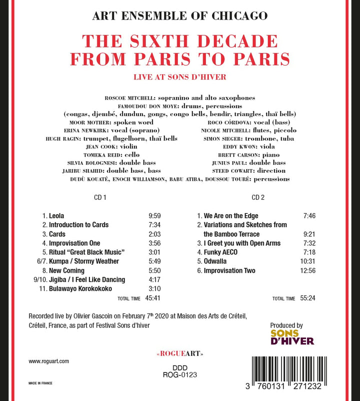 The Sixth Decade: From Paris To Paris, Audio-CD