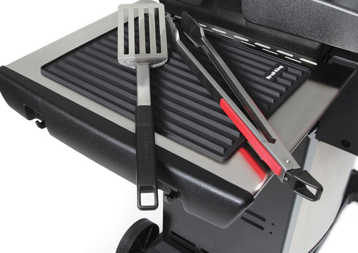 Broil King 60009 Grill-/Grillzubehör, Silikon Besteckablage, edelstahl, 35,5 x 28 cm 35,5 x 28 x 1 c