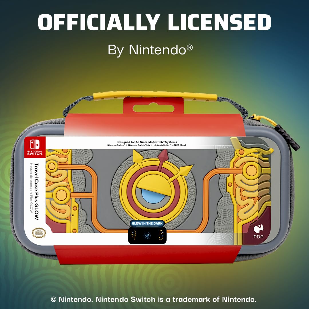 PDP Travel Case Plus Glow for Nintendo Switch/Switch Lite/Switch OLED: Legend of Zelda Tears of The