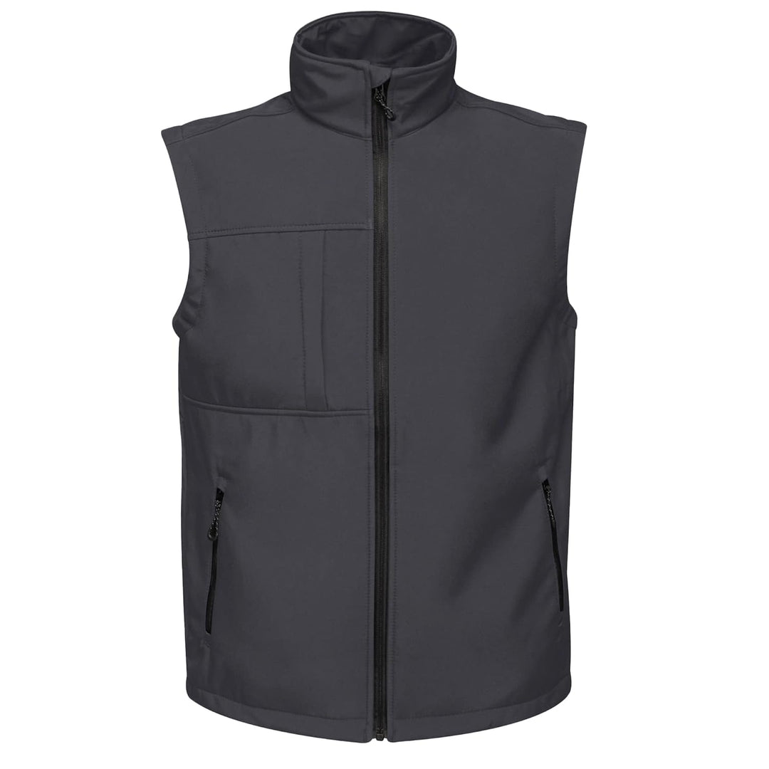 Regatta TRA848 74Y95 Professionelle Octagon II 3-lagige wasserdichte Softshell-Bodywarmer, Grau (Sch