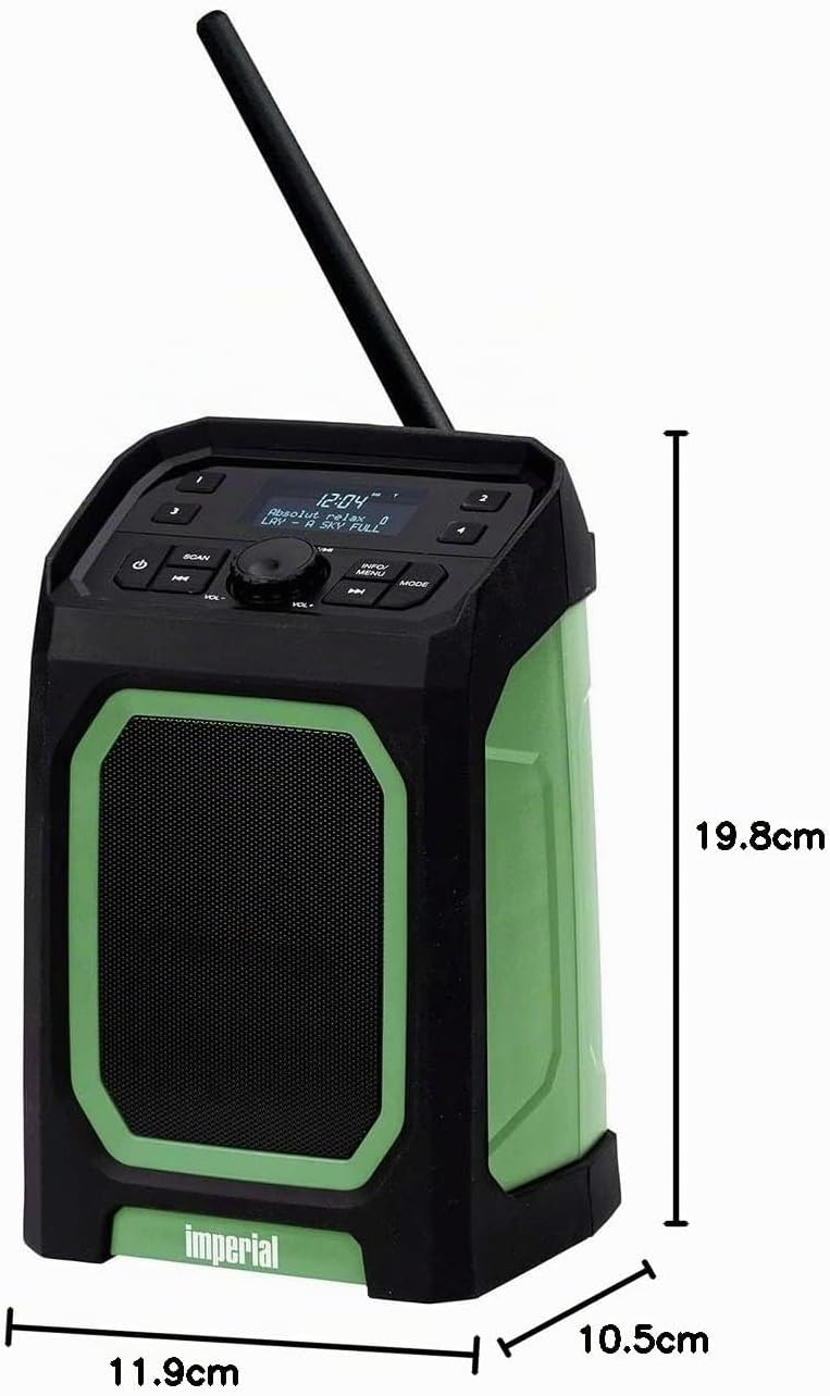IMPERIAL DABMAN OR 5 – Outdoor-Radio mit DAB+ und Bluetooth 5.3 (5.000 mAh Akku, 30 Std. Wiedergabe,