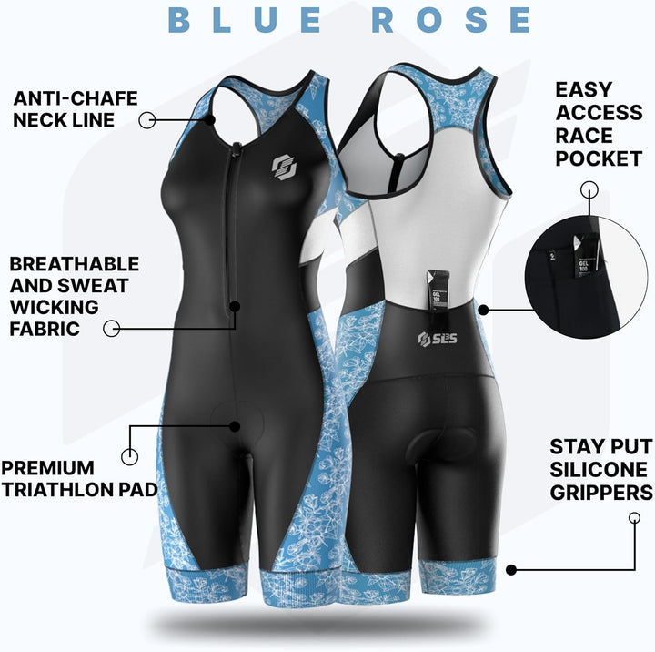 SLS3 Triathlon Anzug für Damen | Triathlonanzug | Trisuit | Triathlon Einteiler | FX 2.0 Schwimmanzu