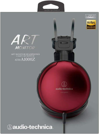 Audio-Technica A1000Z Geschlossener Hi-Fi-Kopfhörer Rot Metallic Geschlossener HiFi-Kopfhörer, Gesch