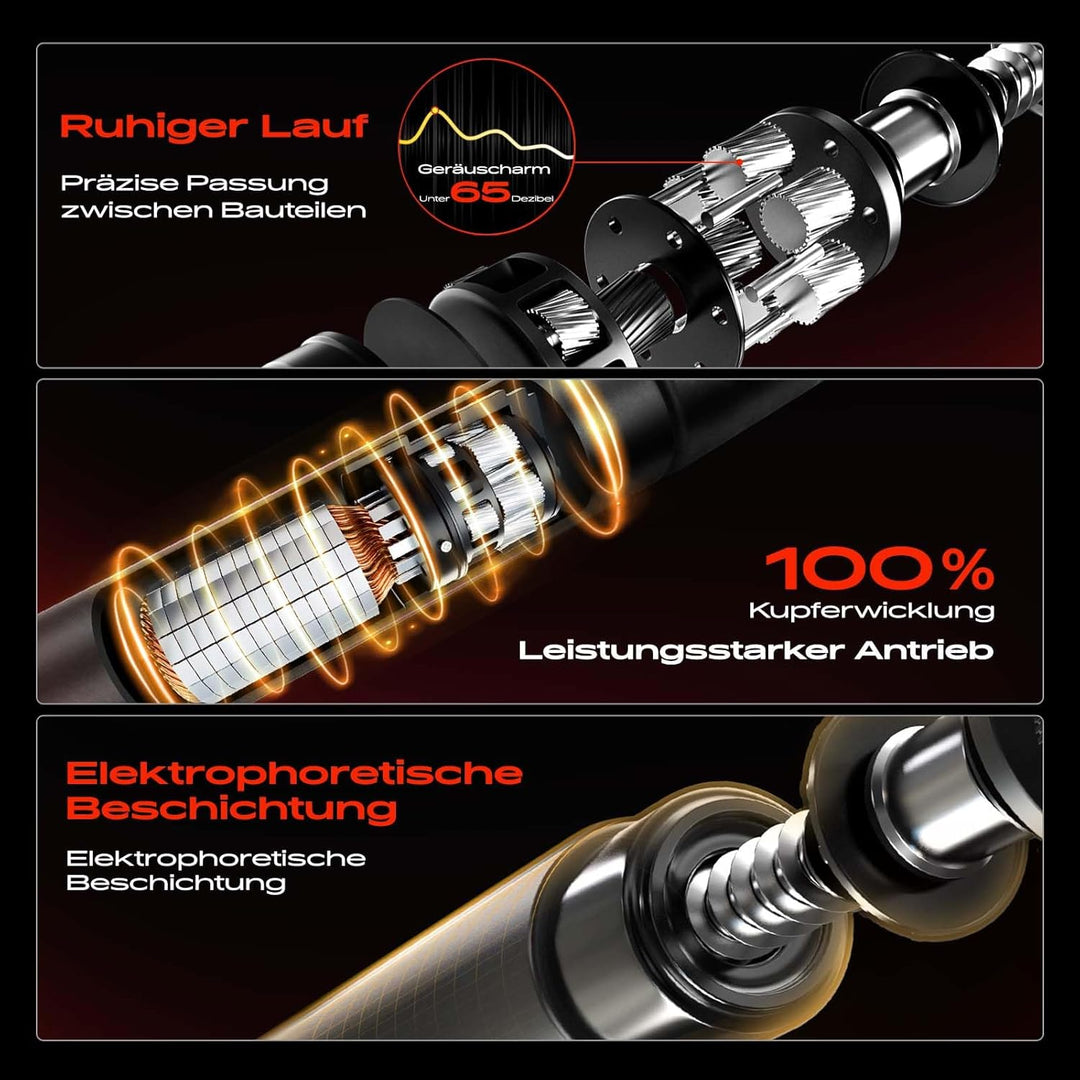 Frankberg 2x Elektrische Gasfeder Gasdruckfeder Heckklappe Links Rechts Kompatibel mit A.l.h.a.m.b.r