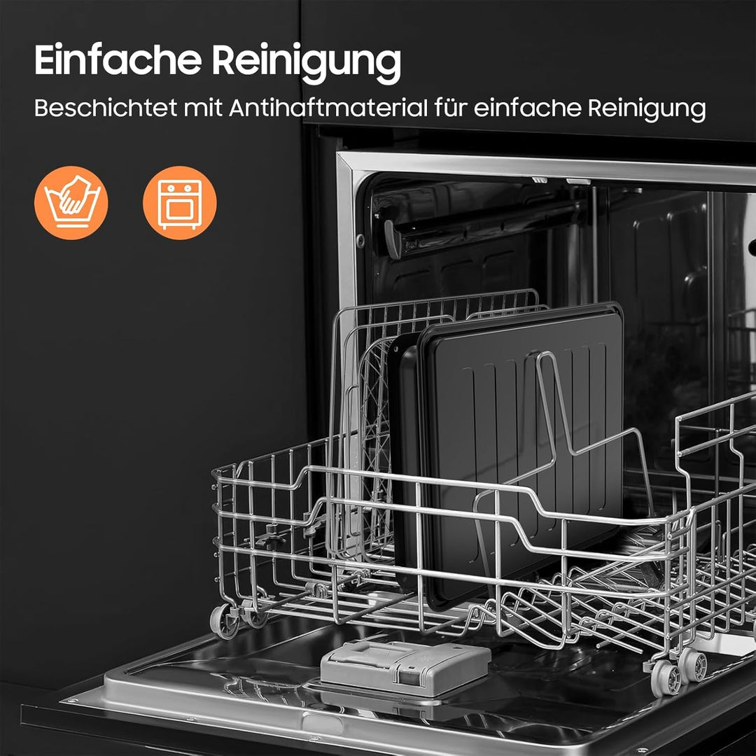 iceagle Heissluftfritteuse 23L Dual Zone - XXL Airfryer mit French Door | Heissluftfritteuse Ofen mi