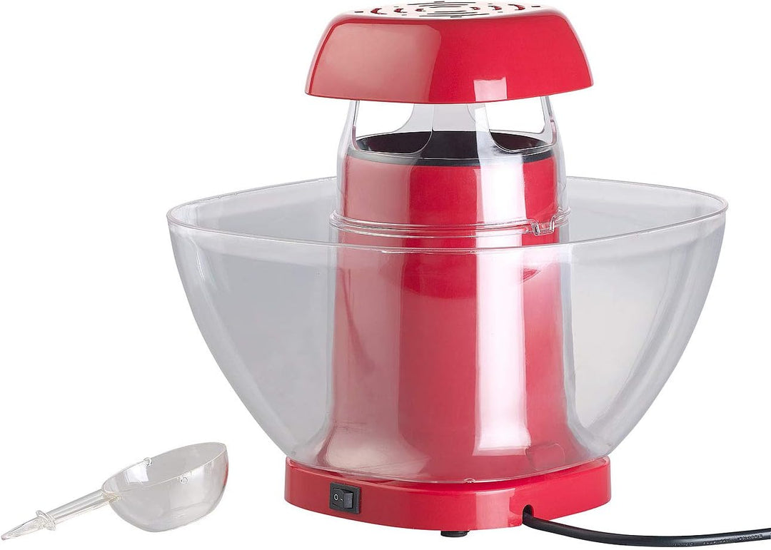 Rosenstein & Söhne Popkornmaker: Heissluft-Popcorn-Maschine mit Auffangschale, für 80 g Mais, 1.200