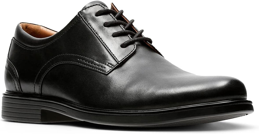 Clarks Herren Un Aldric Lace Derbys 39.5 EU Weit Black Leather, 39.5 EU Weit Black Leather