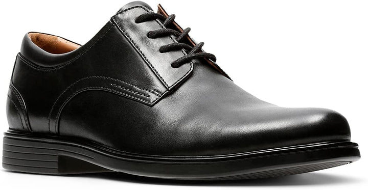 Clarks Herren Un Aldric Lace Derbys 39.5 EU Weit Black Leather, 39.5 EU Weit Black Leather
