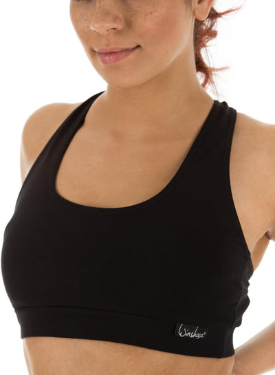 Winshape Damen WVR1 Sport-BH Bustier S Schwarz, S Schwarz