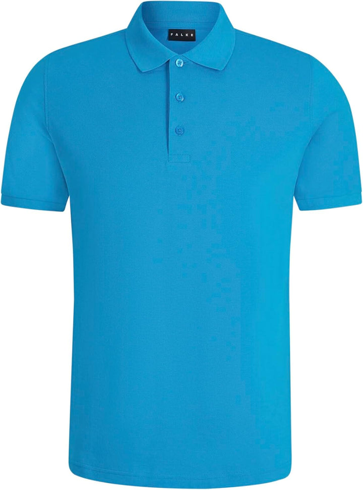 FALKE Herren Basic Polo Shirt Piqué Poloshirt weich hautfreundlich bequem sehr leicht atmungsaktive