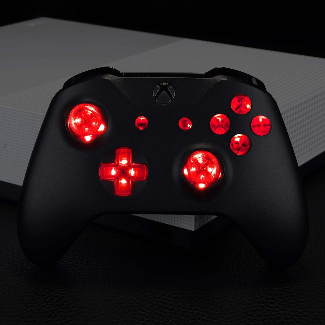 eXtremeRate LED Taste für Xbox One Controller, Bleuchtung Knöpfe Buttons D-pad Thumbsticks ABXY Butt