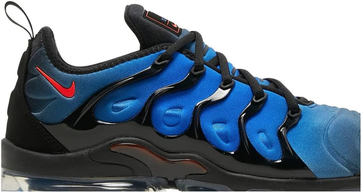 Nike Unisex Air Vapormax Plus Laufschuhe 44 EU Schwarz Hellkarminrot, 44 EU Schwarz Hellkarminrot